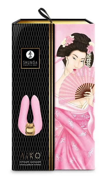 Aiko vibracioni stimulator klitorisa sa dva motora, roze