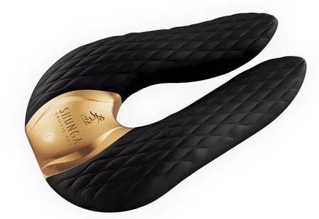 Aiko vibracioni stimulator klitorisa sa dva motora, crni