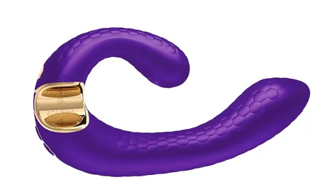 Miio Flexibilni vibracioni stimulator za klitoris i G zonu sa dva motora, ljubičasta