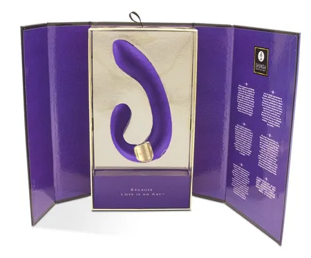 Miio Flexibilni vibracioni stimulator za klitoris i G zonu sa dva motora, ljubičasta