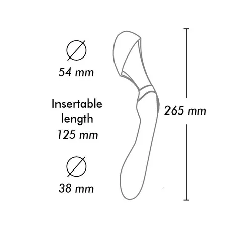 Zoa univerzalni flexibilni vibracioni stimulator sa snažnim motorom, roze