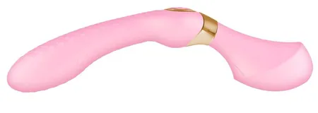 Ružičasti dvostrani vibracioni stimulator Zoa .