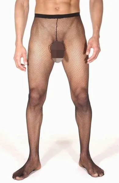 Muške poluprozirne mrežaste hulahopke