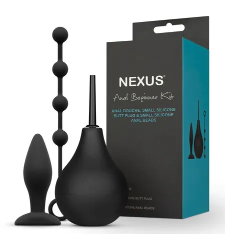 Nekus anal Beginner Kit: pluta, tuš i kuglice