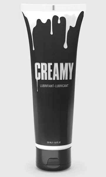 Смазка на водной основе creamy с консистенцией спермы .