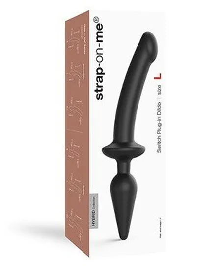 Strap-on-me Dildo plug-in Svitch size l crni dvostrani Dildo