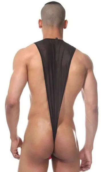 Originalni muški bodi sa kontrastnim umetkom