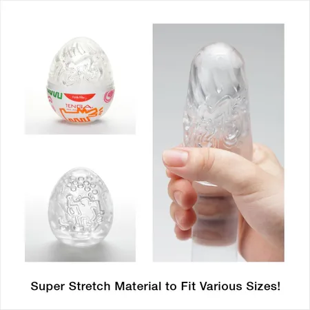 TENGA&amp;Keith Haring Egg Masturbator jaje Dance