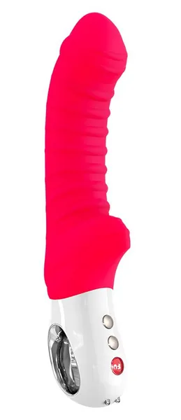 Fun Factori Tiger Vibrator, silikon, crvena, 23 cm