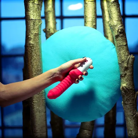 Fun Factori Tiger Vibrator, silikon, crvena, 23 cm