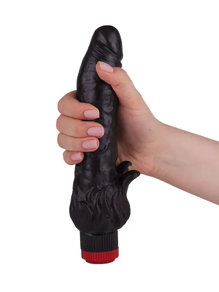 Vibrator realista u laminatecvet Crna