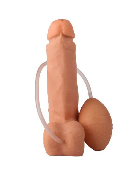 Dildo realista sa kruškom u laminatu l 190 mm, d 45 mm art. 181500