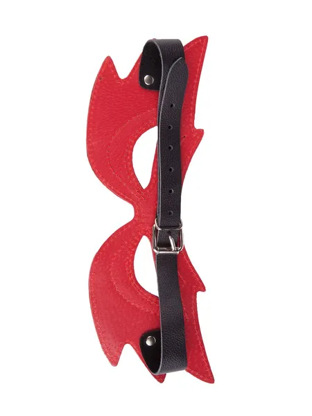 Maska za oči sa prorezima crvena sa crnom -