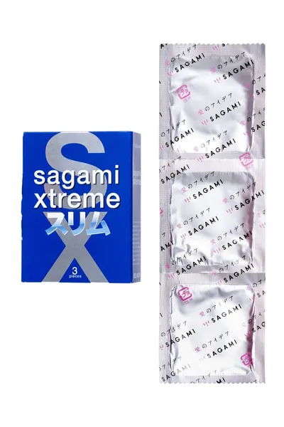 Розовые презервативы sagami xtreme feel fitшт.