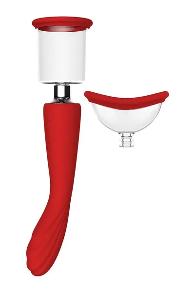 Georgia crveni dvostruki stimulans-vibrator i vakuum pumpa