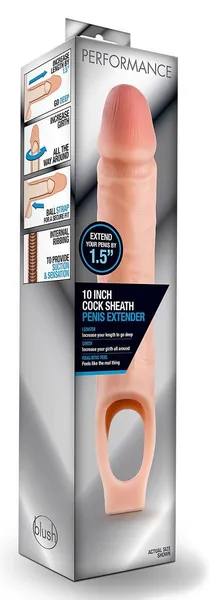 Telesni dodatak za penis 10 Inch Cock Sheath Extender-25 cm.