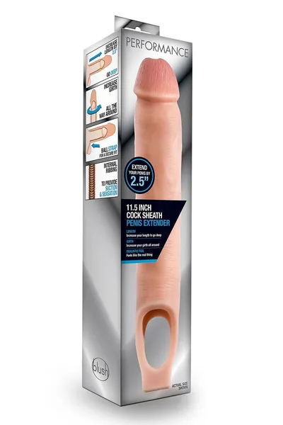Telesni dodatak za penis 11.5 Inch Cock Sheath Penis Extender-29,2 cm.