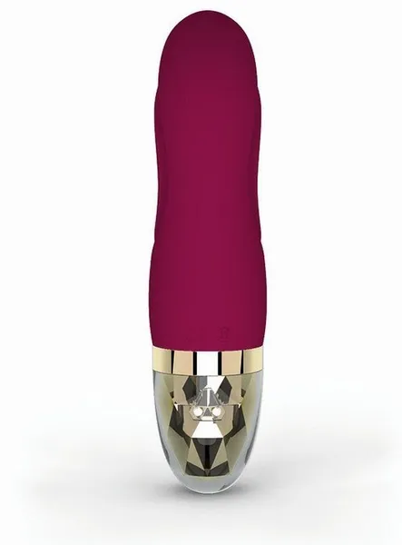 Mistim Hop Hop Bob Vibrator, bordo, 16,5 cm