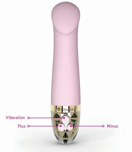 Mistim Right on Ron vibracioni stimulator, roze, 16.5 cm