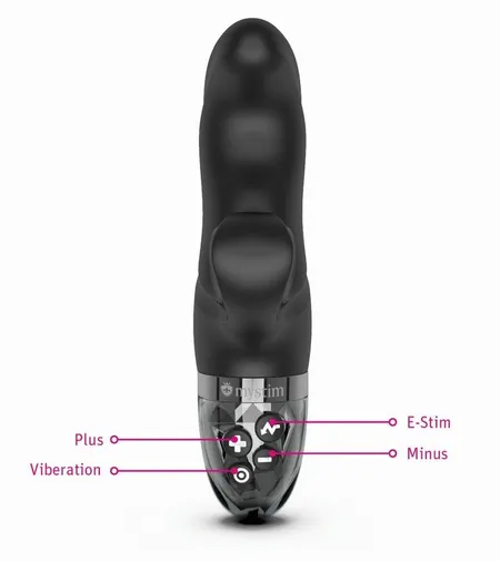 Mistim Hop Hop Bob Vibrator sa električnom stimulacijom, crni