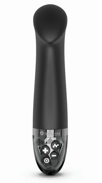 Mistim Right on Ron elestrostimulation Vibrator, Crna, 16.5 cm