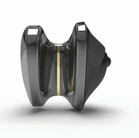 Mistim Heart s Desire Vibrator sa električnom stimulacijom, silikon, Crna, 6,7 cm