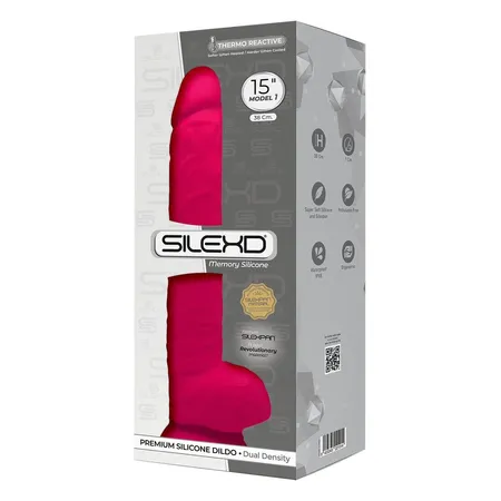 Silekd Dildo Model 7, 15, fuxija