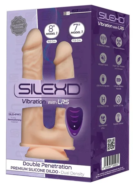 Silekd dvostruki vibracioni simulator-realista sa daljinskim upravljačem, telesni