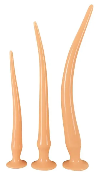 Set od 3 super Long Flekible Butt Plug set
