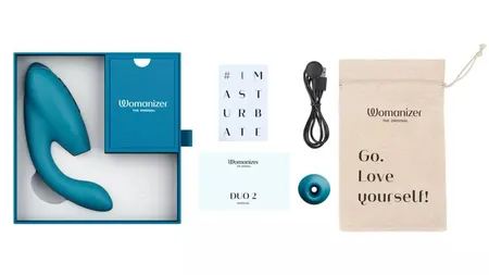 Beskontaktni stimulator klitorisa Vomanizer Duo 2 tirkizna
