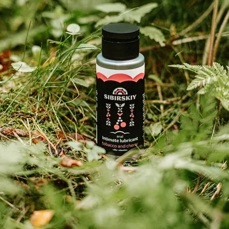 Opuštajuće intimno analno mazivo SIBIRSKII sa mirisom trešnje i duvana od 100 ml