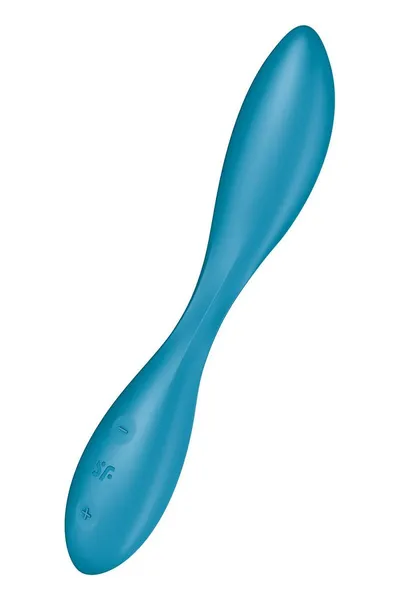 Plavi flexibilni vibrator satisfier G-spot Flek .