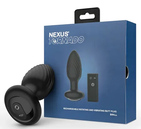 Nekus Tornado analna vibraciona kutija sa funkcijom rotacije, Crna