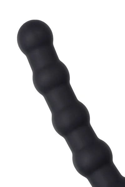 Dodatak za penis za dvostruku penetraciju Black&amp;Red bi TOIFA, silikon, crni, 19,5 cm