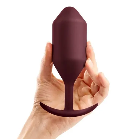 Profesionalni čep za nošenje B-Vibe Snug plug 5 Bordeauk