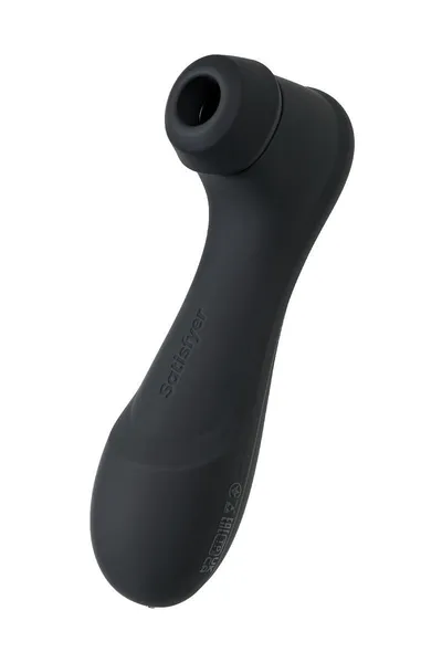Satisfier Pro Generation crni vakuumski stimulator klitorisa sa kontrolom putem aplikacije