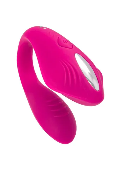 Vibrator za parove a-Tois Cobrum, silikon, ružičasta, 9,6 cm