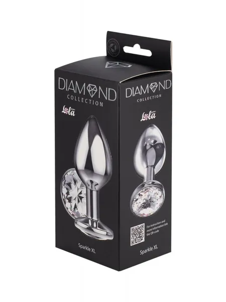 Veliki analni čep Diamond Clear Sparkle XL 4028-02lola