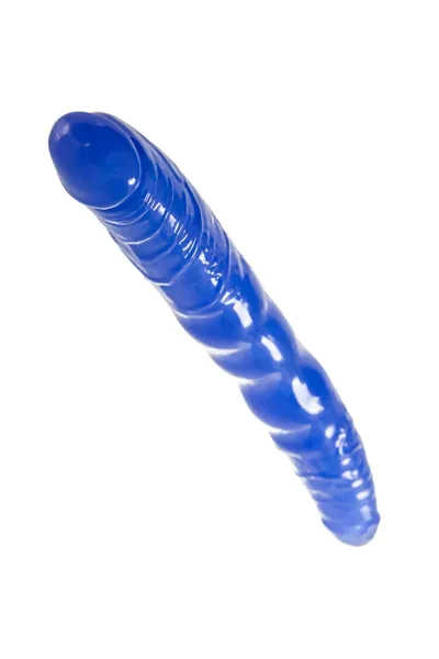 Toifa Basic dvostrani Dildo, TPE, plava, 28,5 cm