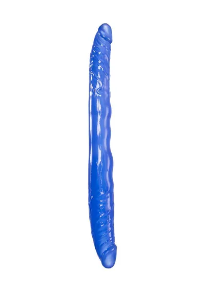 Plavi dvostrani Dildo-28,5 cm.