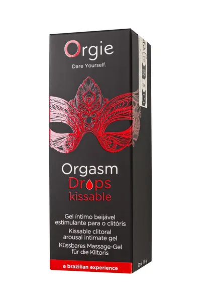 Orgie Orgasm Drops Kissable, 30 ml, uzbudljivi jestivi gel za klitoris