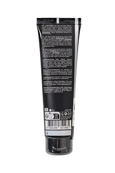 Orgie Lube Tube Cannabis intimni gel sa mirisom kanabisa, 100 ml