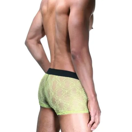 Crne i Lime boxerice od čipke