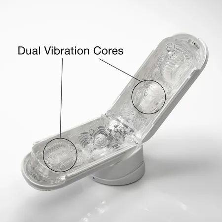 Tenga Flip Zero Graviti Masturbator sa vibracijom, bela