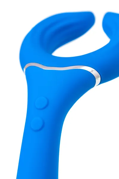 L'eroina Vhalli multifunkcionalni vibrator, silikon, cijan, 18,5 cm