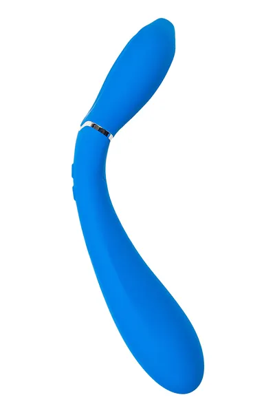 L'eroina Vhalli multifunkcionalni vibrator, silikon, cijan, 18,5 cm