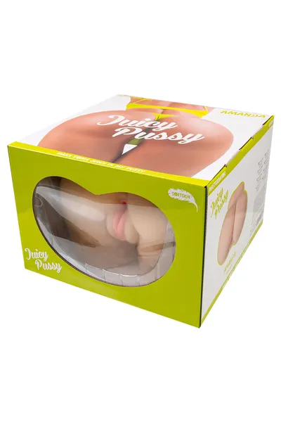 Masturbator realan Juici Pussi Amanda, TPE, telesni, 22 cm