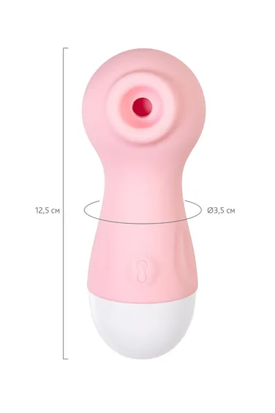 Vakuumski talasni stimulator Flovetta Ikora, silikon, roze, 9,8 cm
