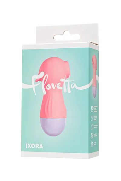 Vakuumski talasni stimulator Flovetta Ikora, silikon, roze, 9,8 cm
