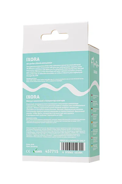 Vakuumski talasni stimulator Flovetta Ikora, silikon, roze, 9,8 cm
